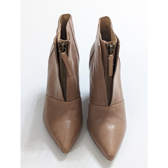 Joe's Leather Wedge Ankle Boots Women's Size 6 - Picture 3 of 14